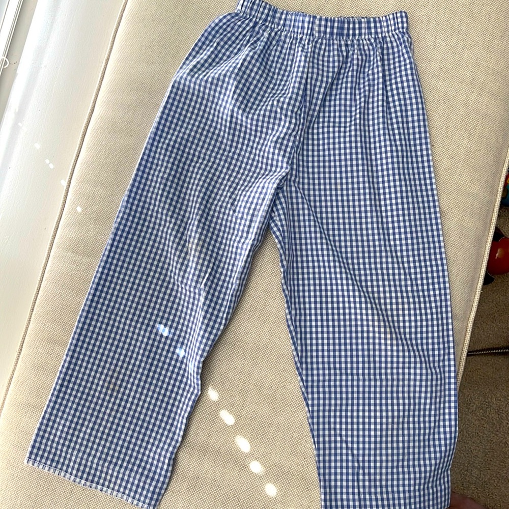 Shrimp and Grits Kids Gingham Pants